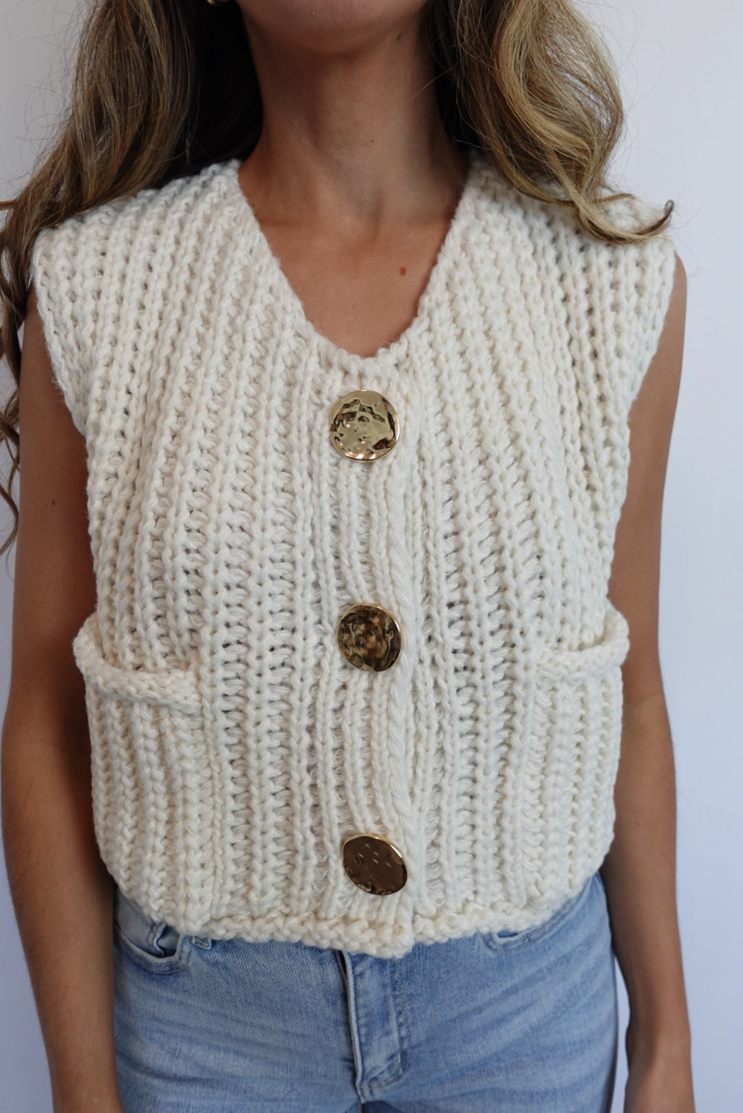 Trend Setter Chunky Knit Sweater Vest