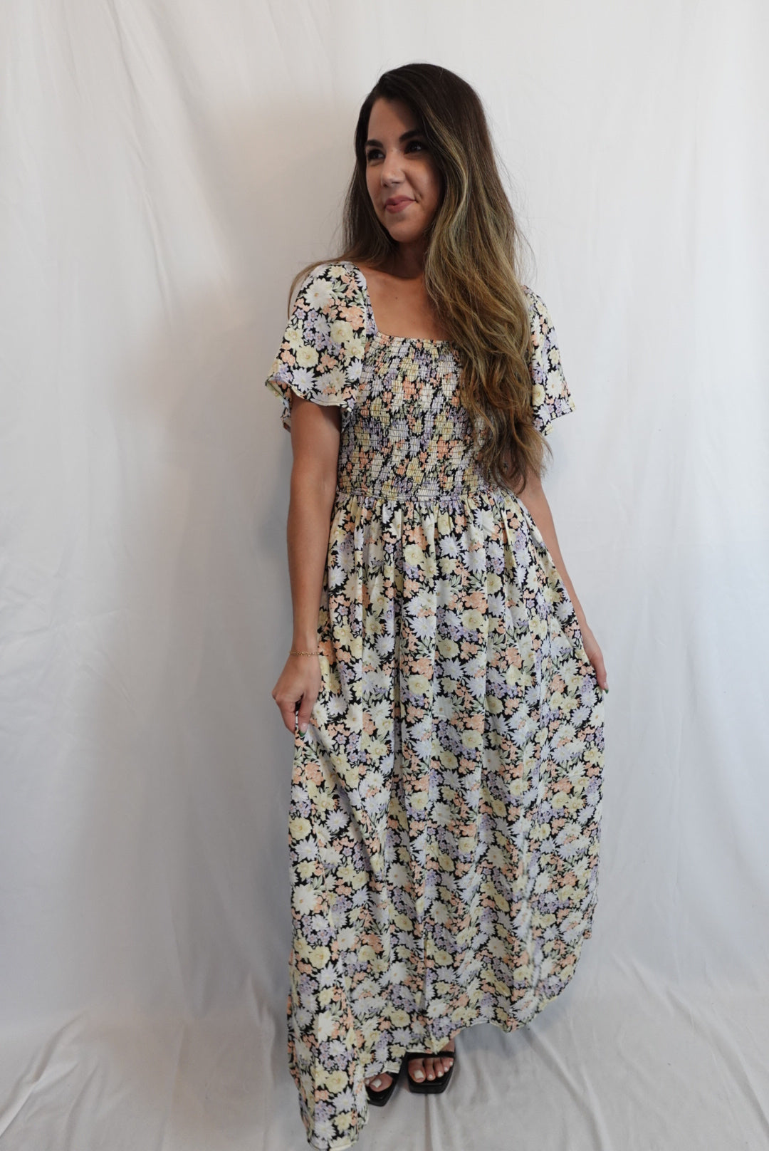 Floral Embrace Maxi Dress