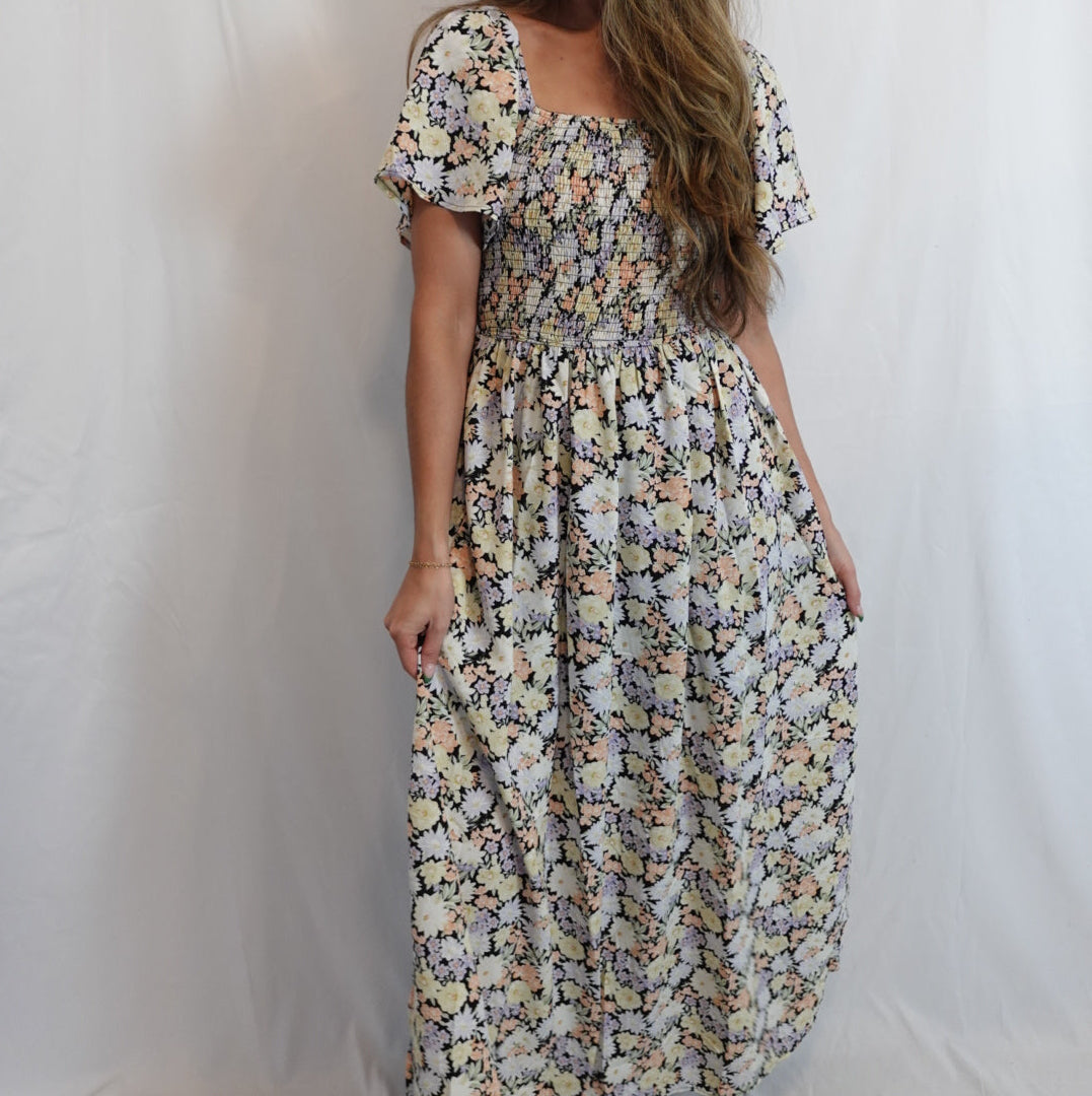 Floral Embrace Maxi Dress