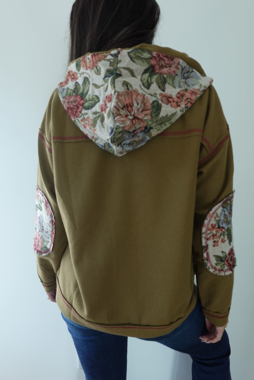 Bloom Vintage Floral Hoodie