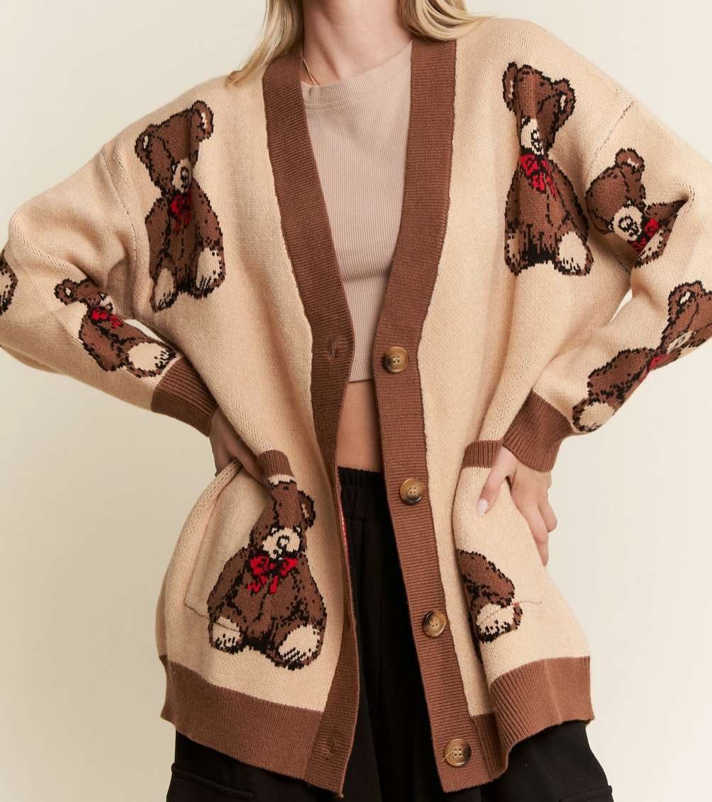 Beary Cute Cardigan