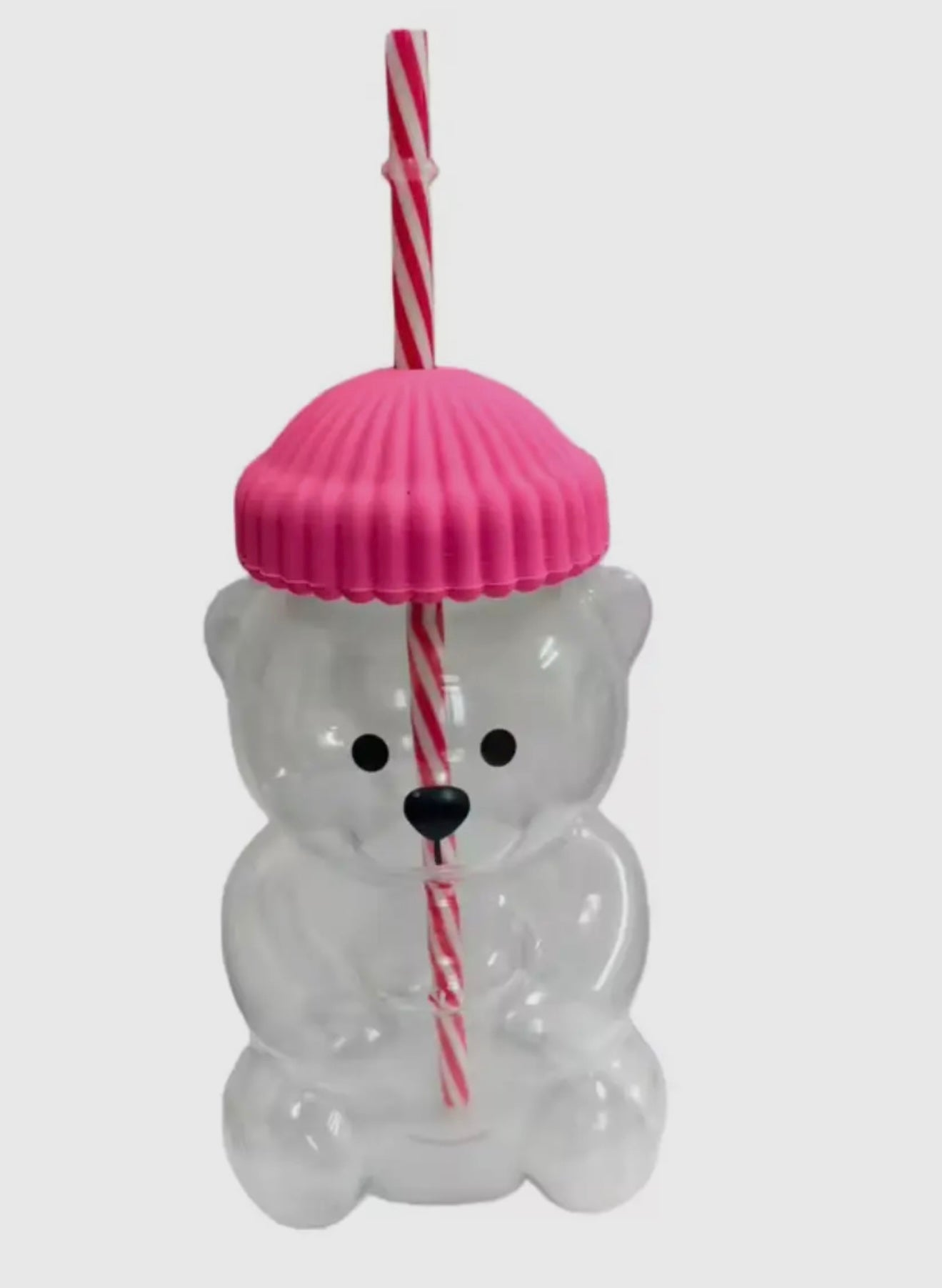 PRE ORDER* Pink Teddy Bear 20 oz. Glass Cup