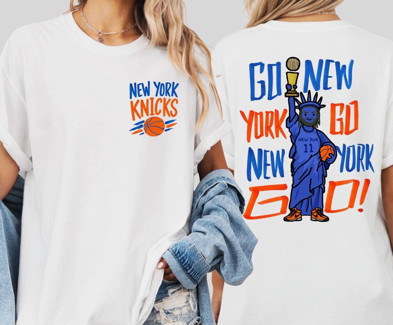 New York Knicks Statue of Liberty TShirt