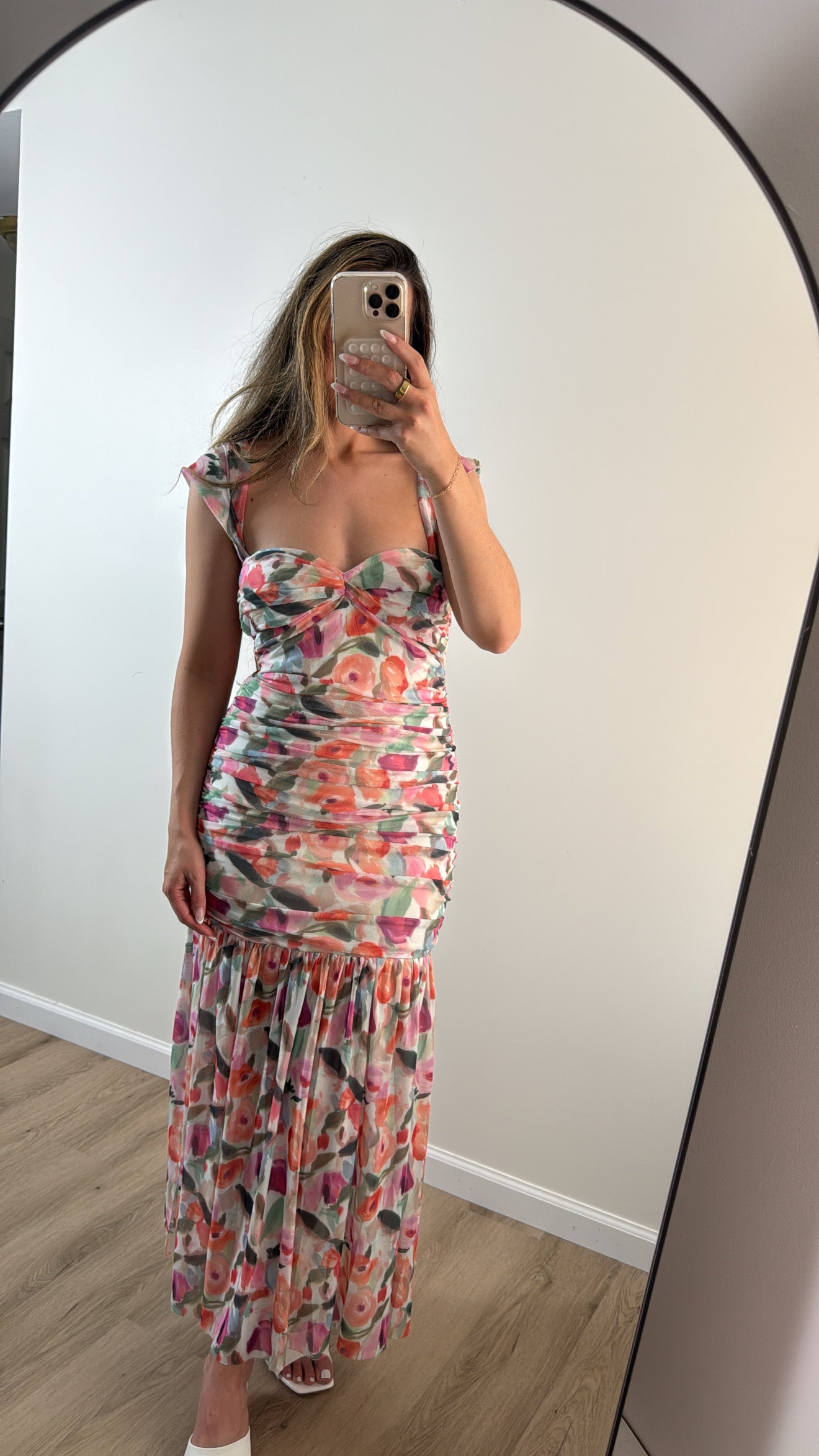 Rosé Garden Dress