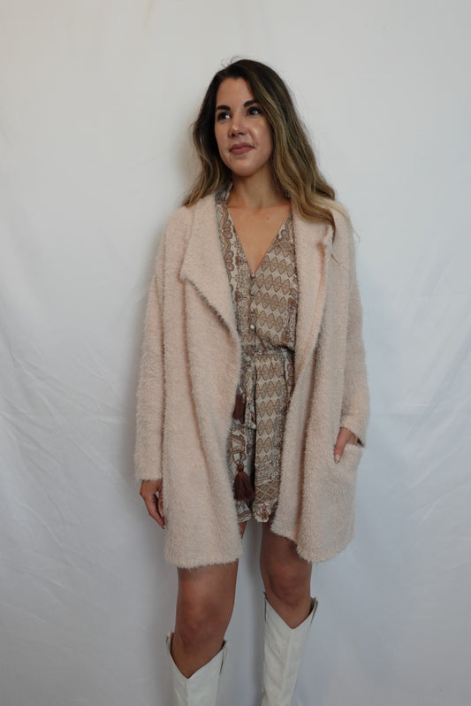 Cozy Open Front Cardigan