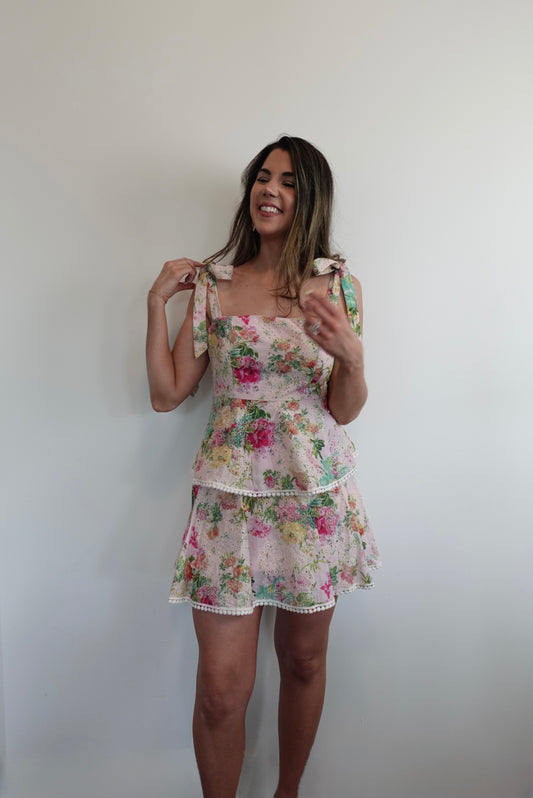 Floral Flirt Eyelet Dress