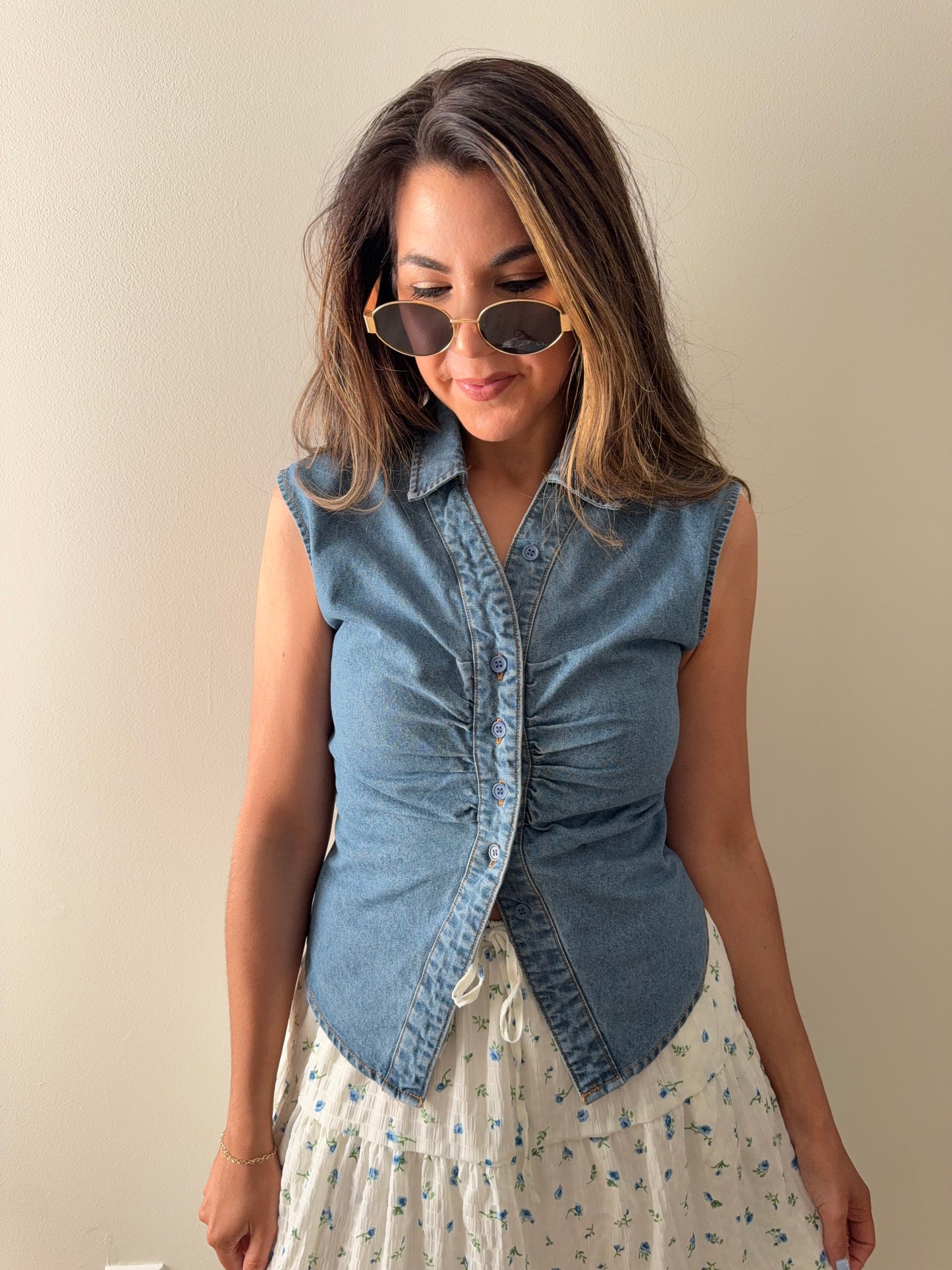 Harbor Denim Top