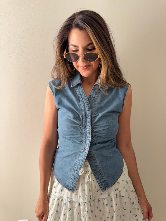 Harbor Denim Top