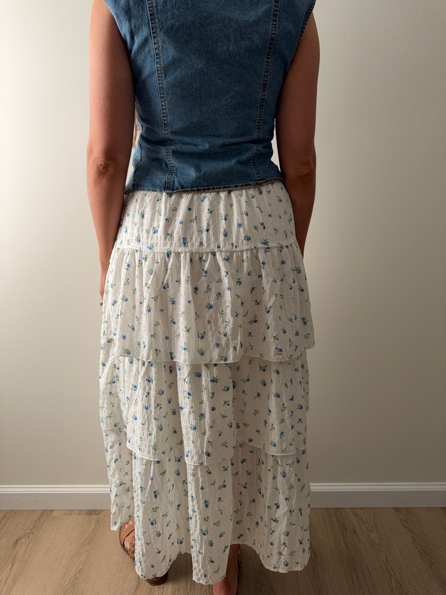 Coastal Garden Maxi Skirt