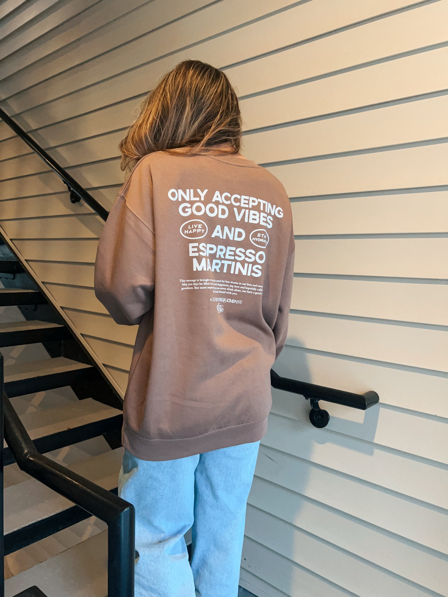 Good Vibes and Espresso Martinis Crewneck