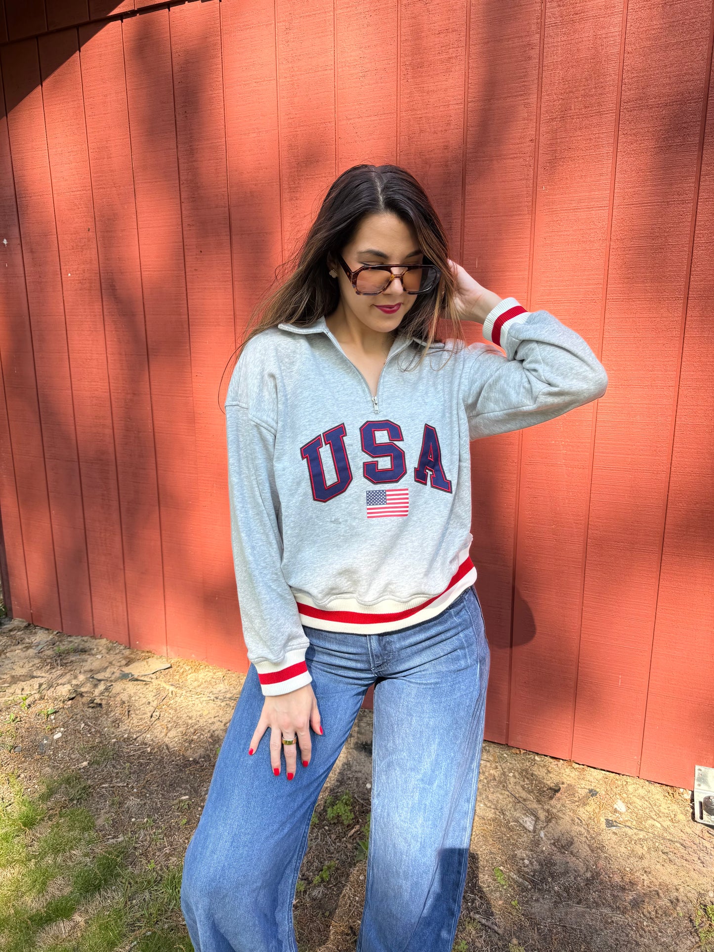 USA Babe Pullover