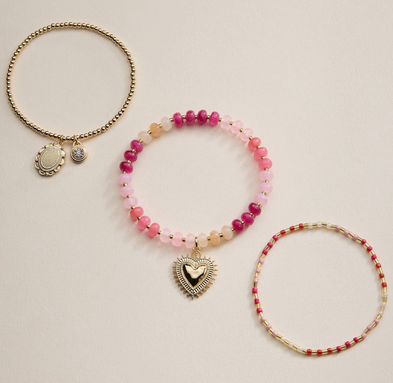 Pretty in Pink Bracelet Set