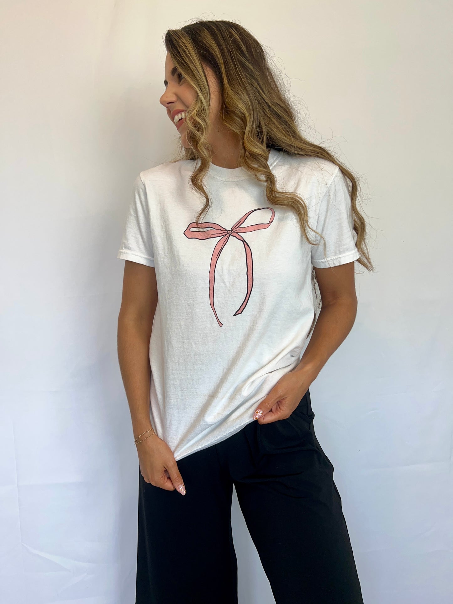 She Is Clothed Bow T-Shirt