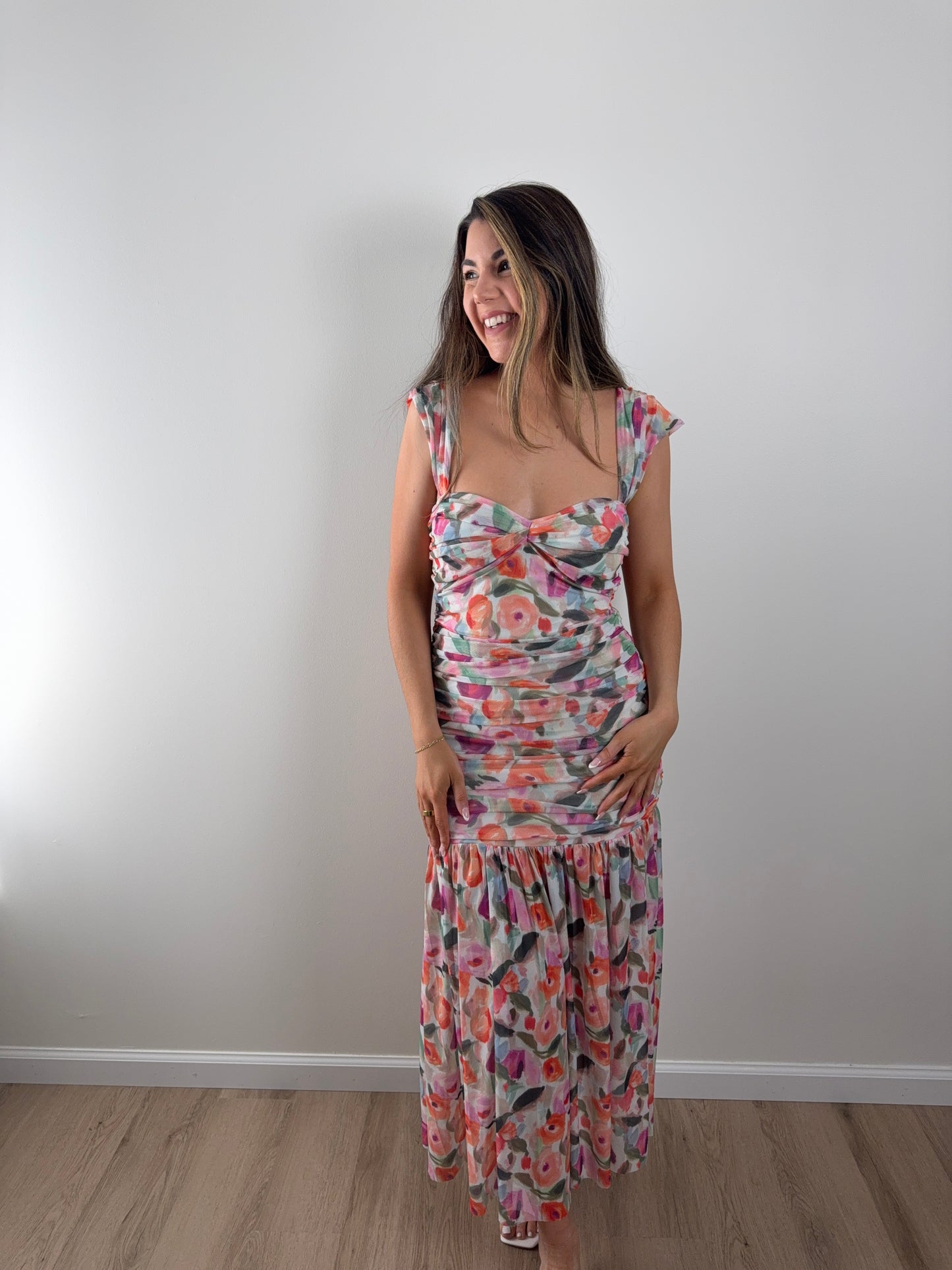 Rosé Garden Dress