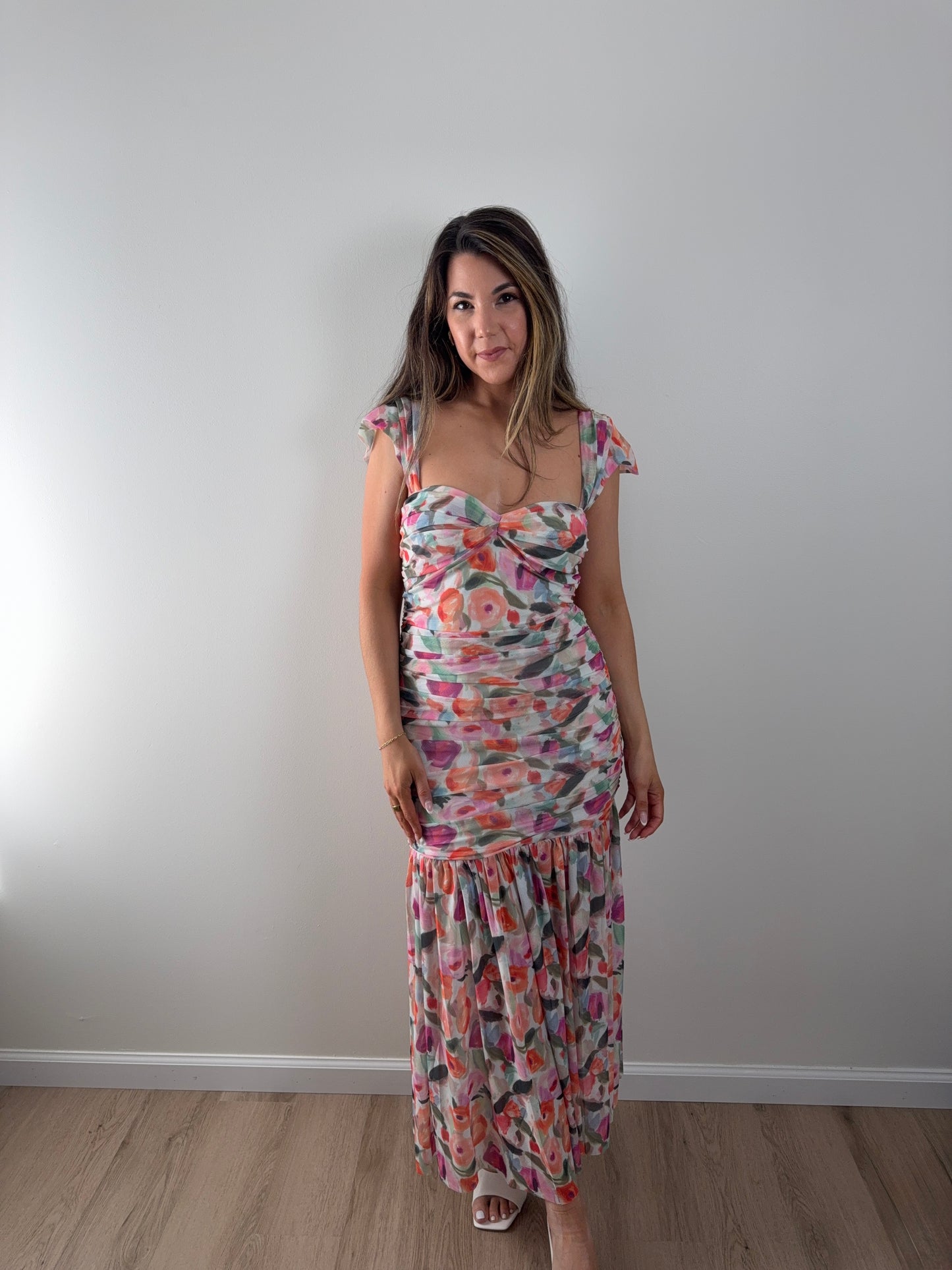 Rosé Garden Dress