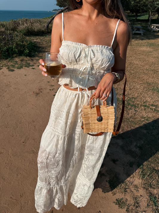 Savannah Eyelet Lace Tank