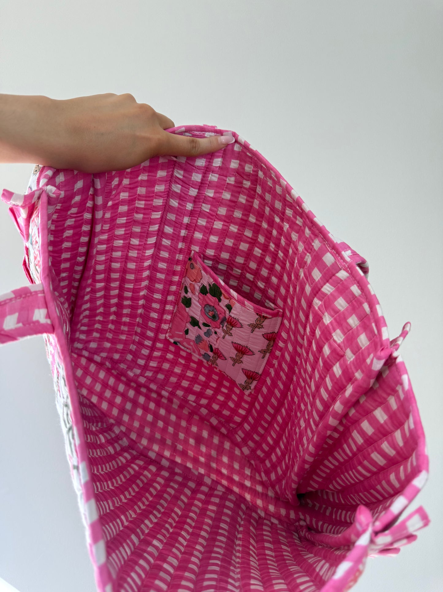 Blush Crush Quilted Tote