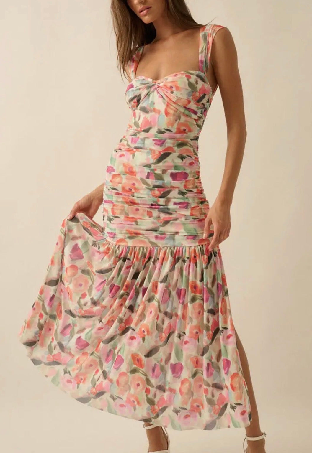 Rosé Garden Dress