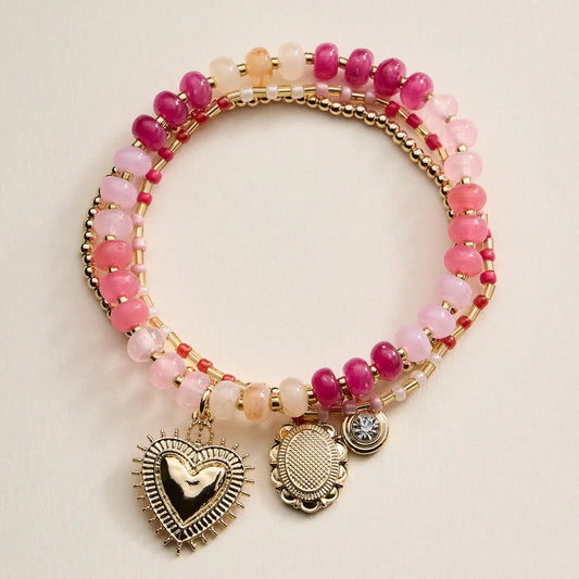 Pretty in Pink Bracelet Set