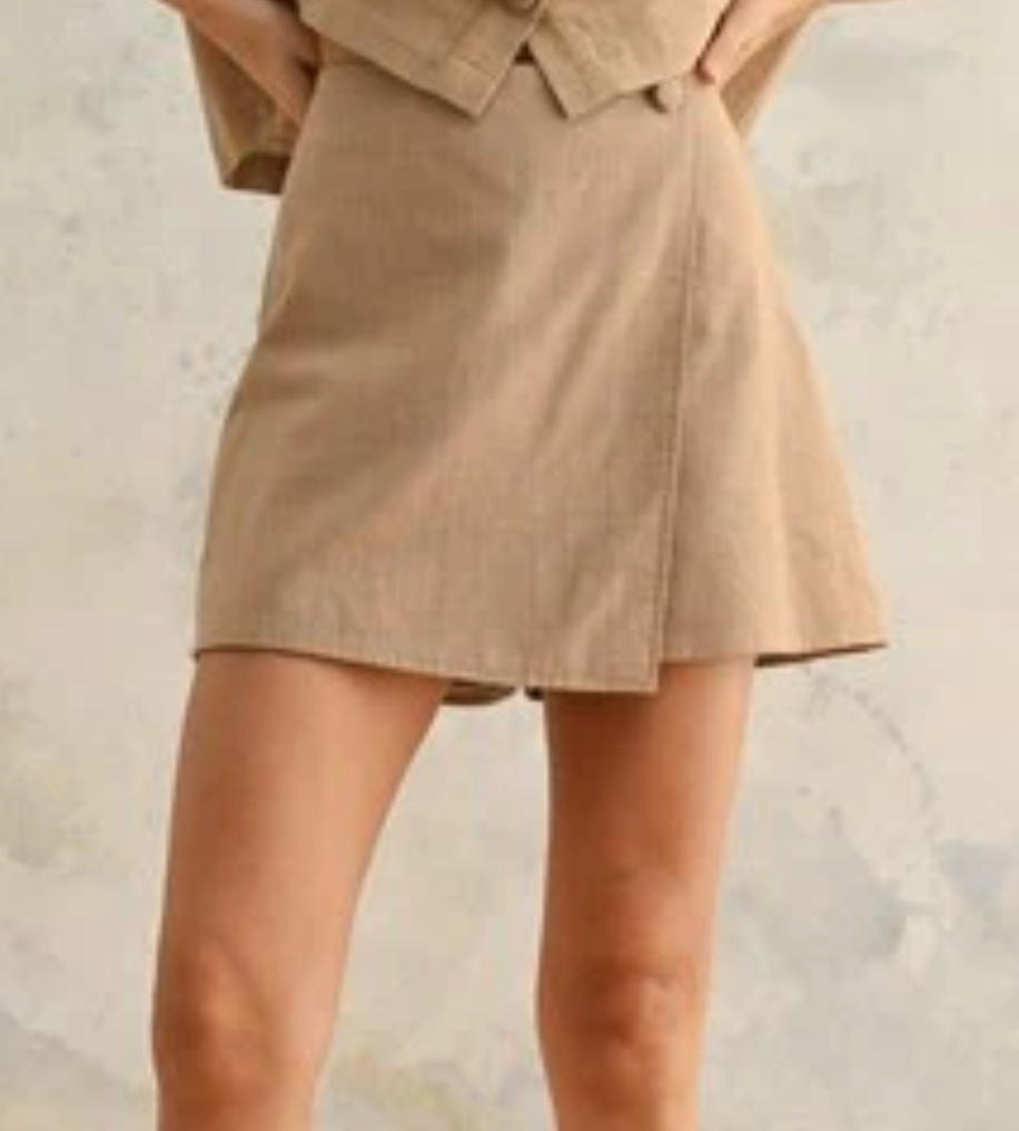 Sienna Linen Skort