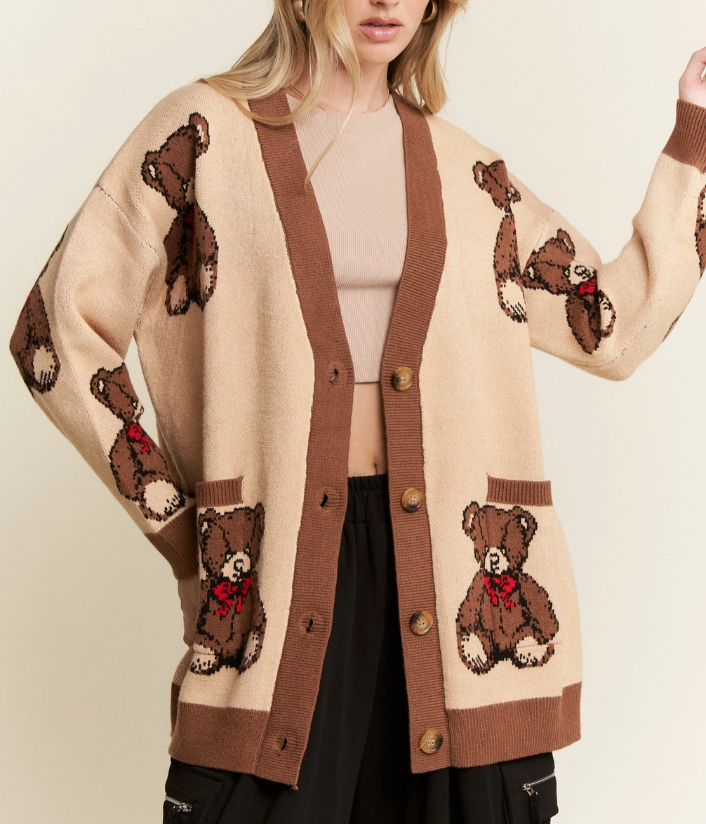 Beary Cute Cardigan