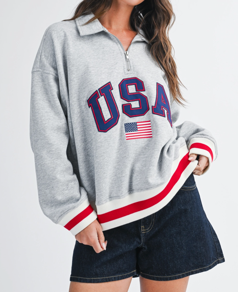 USA Babe Pullover