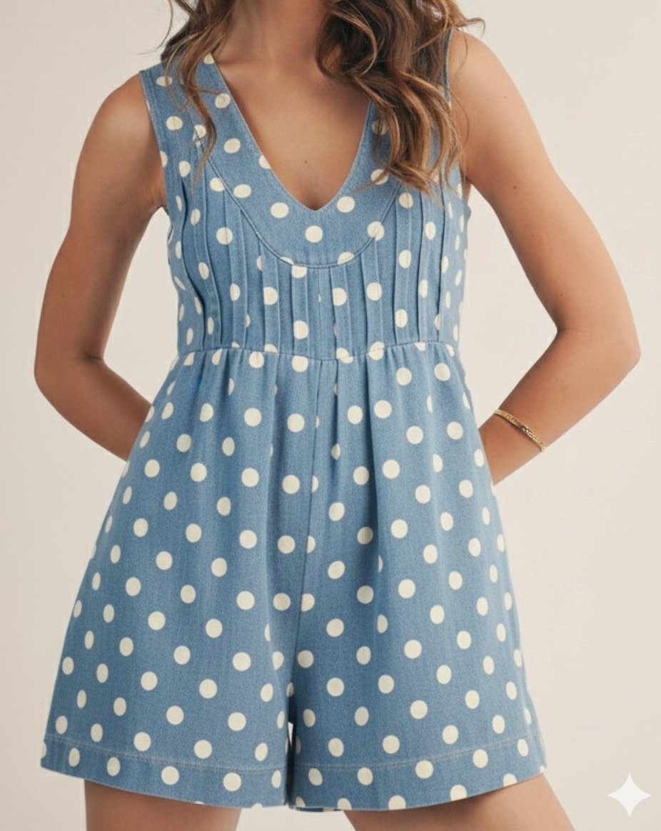 Maren Polka Dot Romper