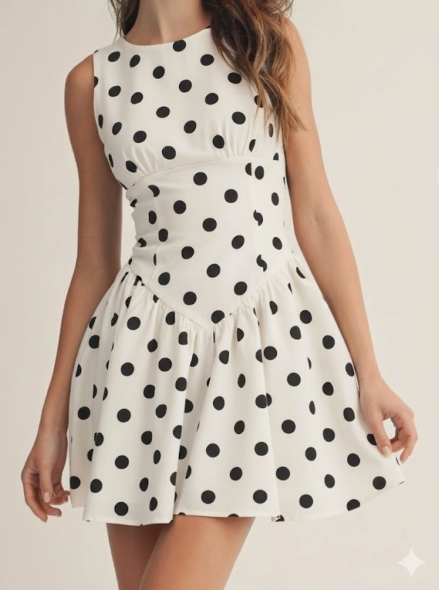 Delilah Polka Dot Dress